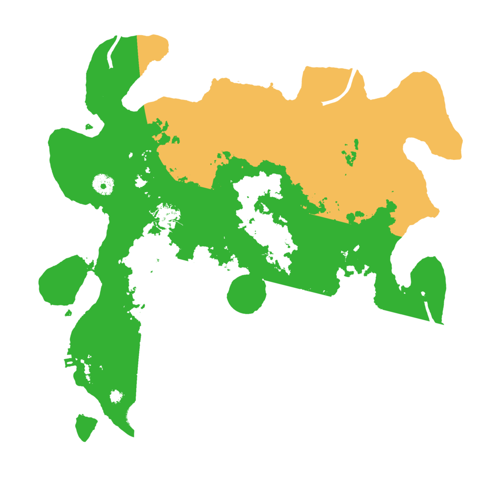 Biome Rust Map: Procedural Map, Size: 3600, Seed: 449619