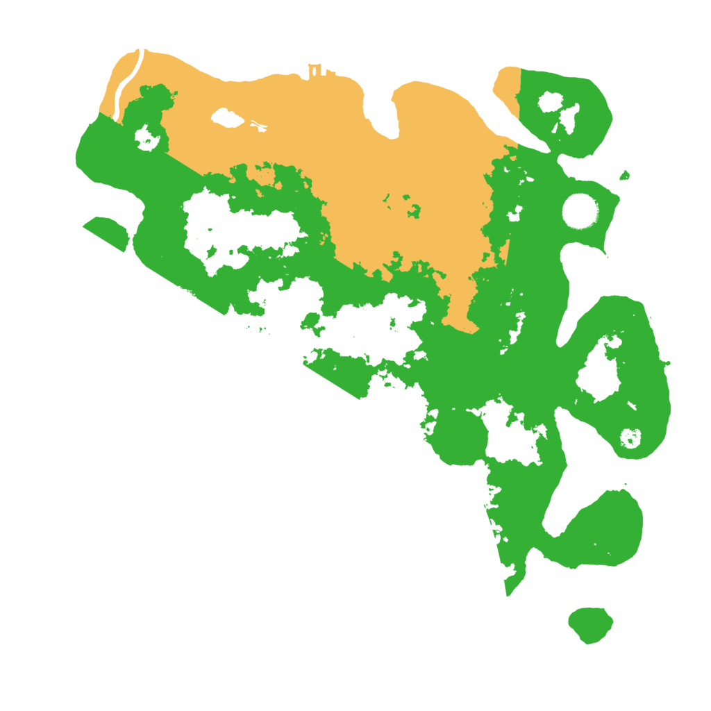 Biome Rust Map: Procedural Map, Size: 3500, Seed: 4646843