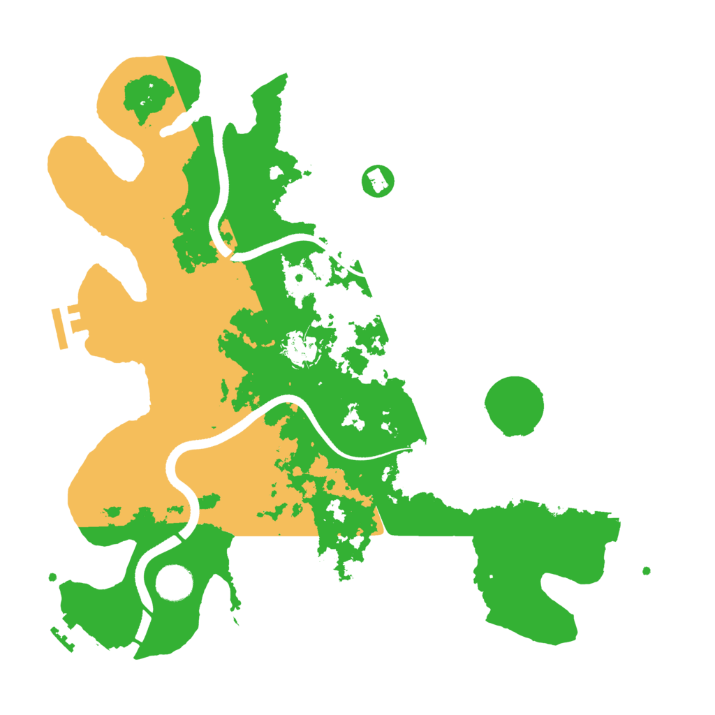 Biome Rust Map: Procedural Map, Size: 3500, Seed: 1585954157