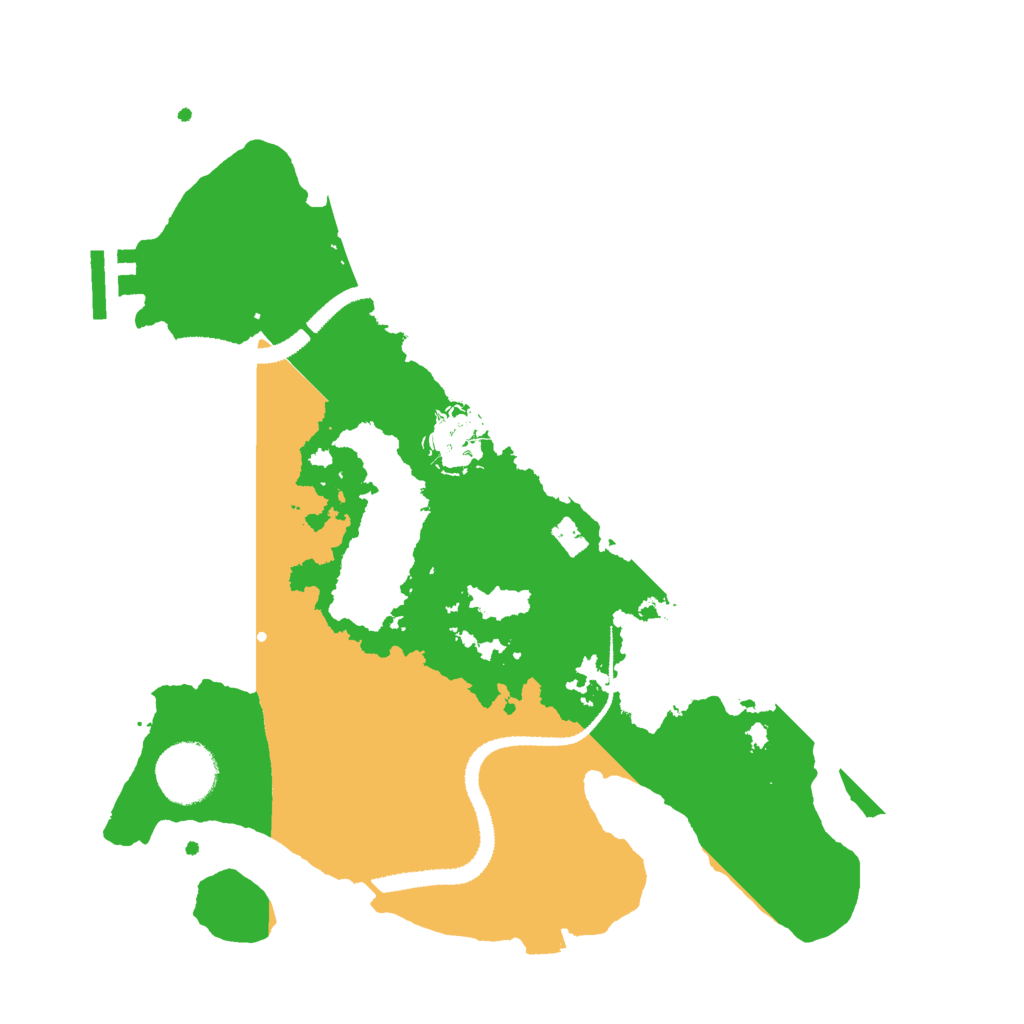 Biome Rust Map: Procedural Map, Size: 3000, Seed: 182271209