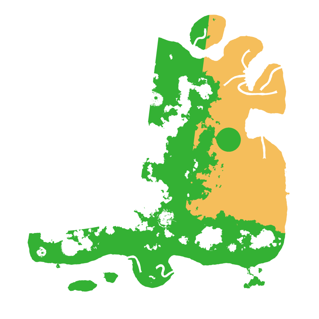 Biome Rust Map: Procedural Map, Size: 3500, Seed: 45110566
