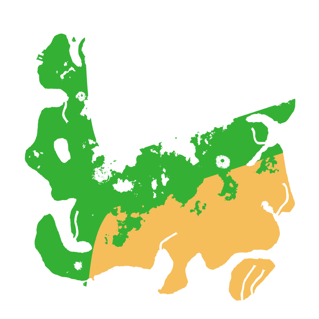 Biome Rust Map: Procedural Map, Size: 3500, Seed: 12941360