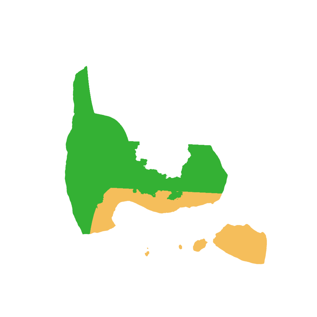 Biome Rust Map: Barren, Size: 1750, Seed: 6636363