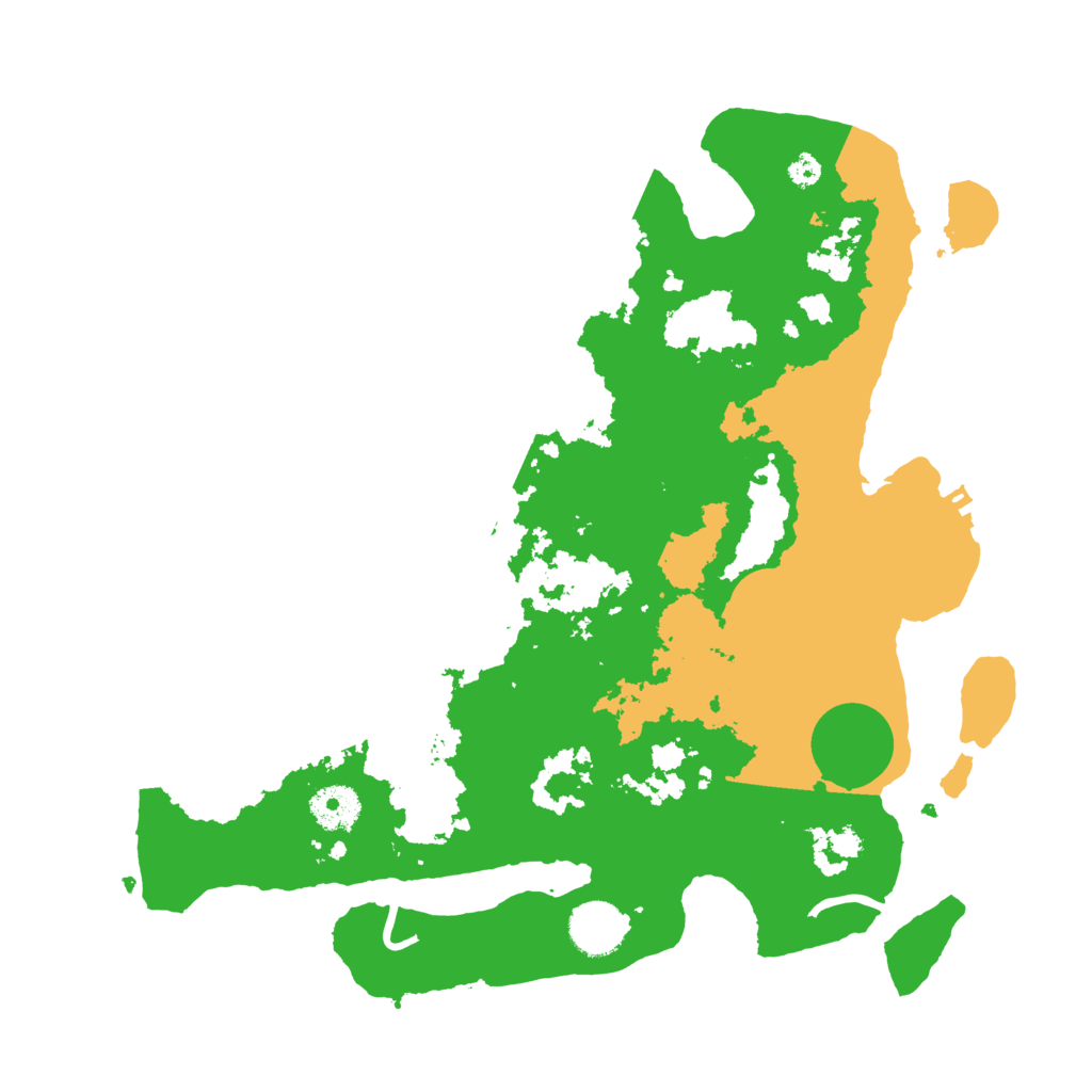 Biome Rust Map: Procedural Map, Size: 3500, Seed: 63113357