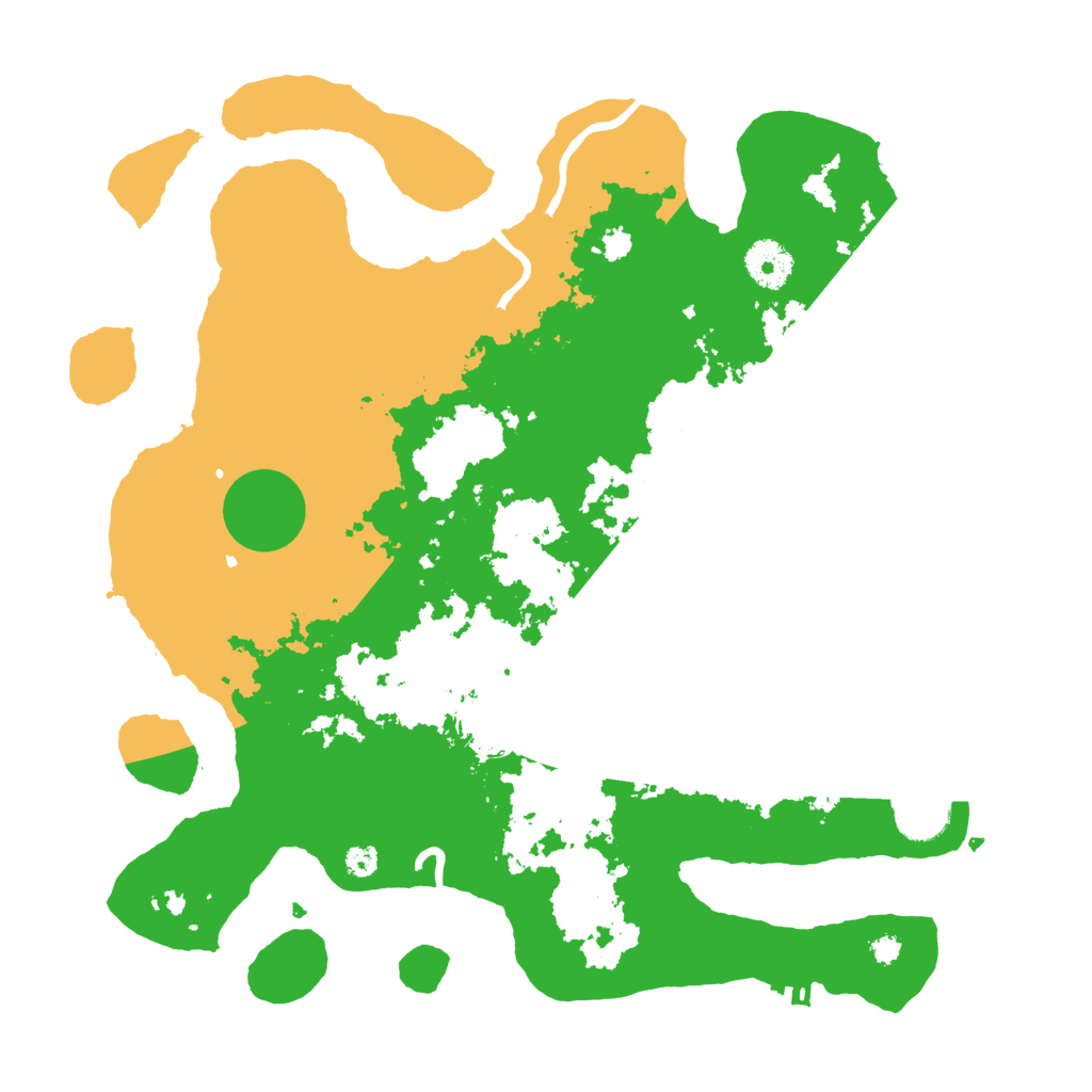 Biome Rust Map: Procedural Map, Size: 3500, Seed: 53015163