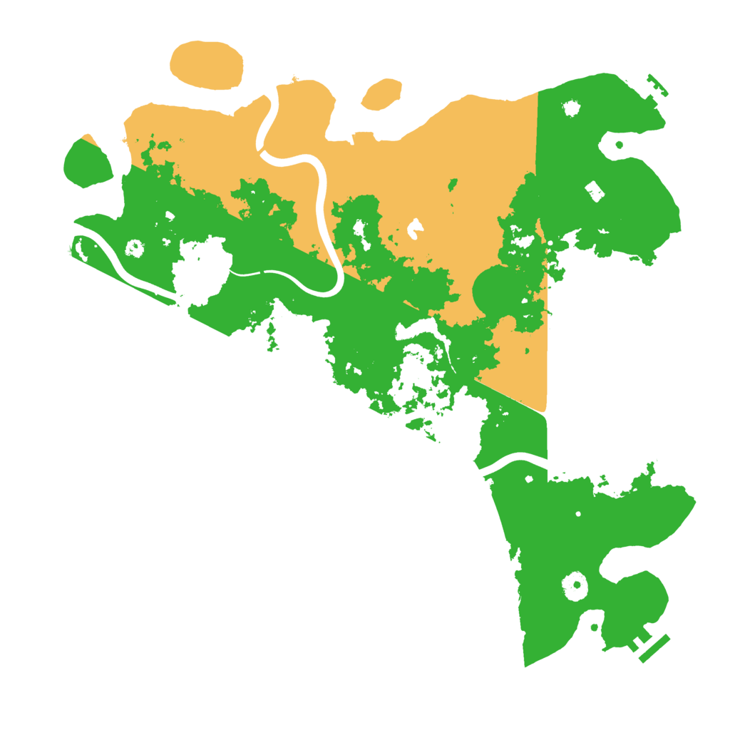 Biome Rust Map: Procedural Map, Size: 4000, Seed: 5165341