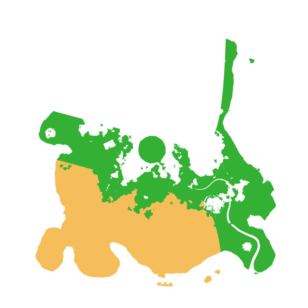 Biome Rust Map: Procedural Map, Size: 3000, Seed: 19553
