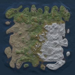 Thumbnail Rust Map: Procedural Map, Size: 4250, Seed: 1204738452, 18 Monuments