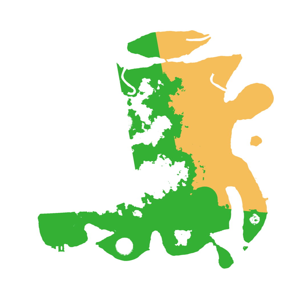 Biome Rust Map: Procedural Map, Size: 3000, Seed: 2042749640