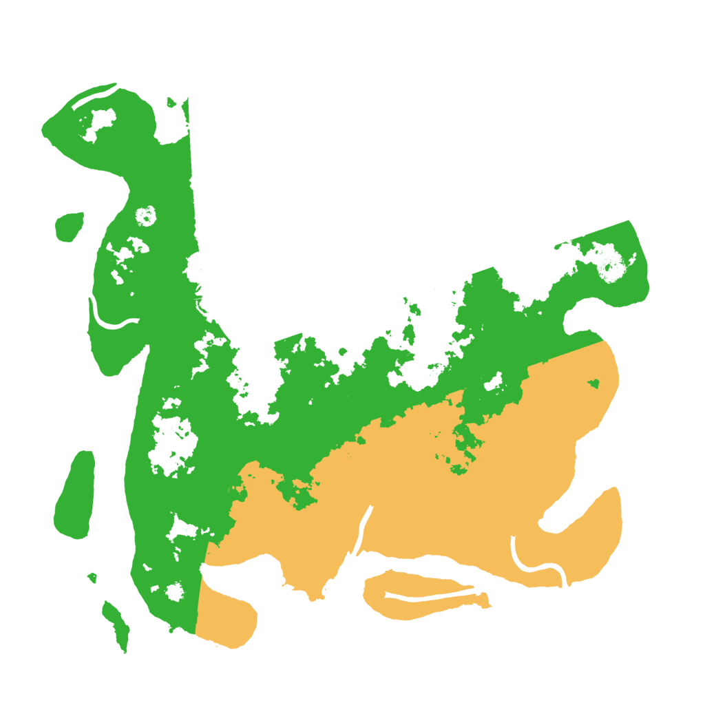 Biome Rust Map: Procedural Map, Size: 3500, Seed: 51598400