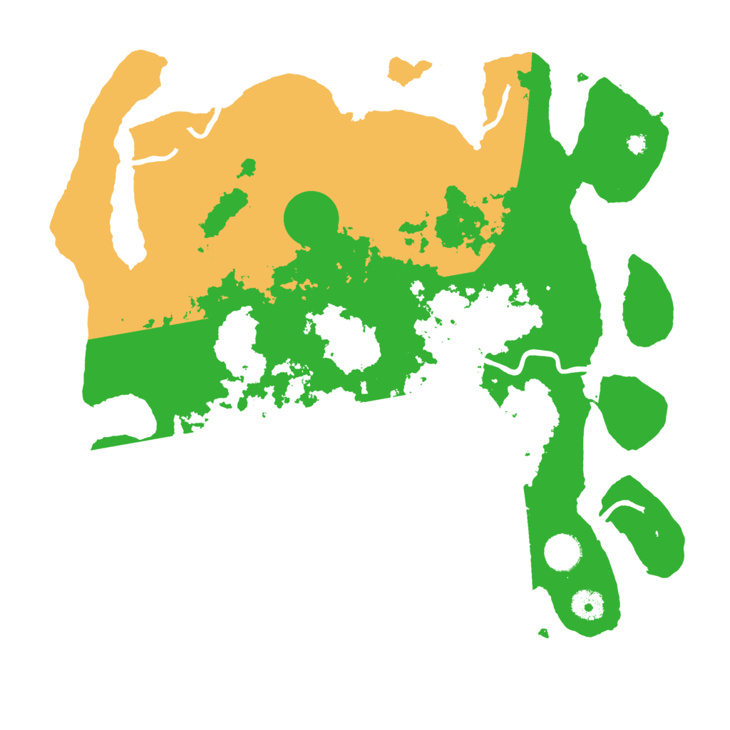 Biome Rust Map: Procedural Map, Size: 3500, Seed: 17841189