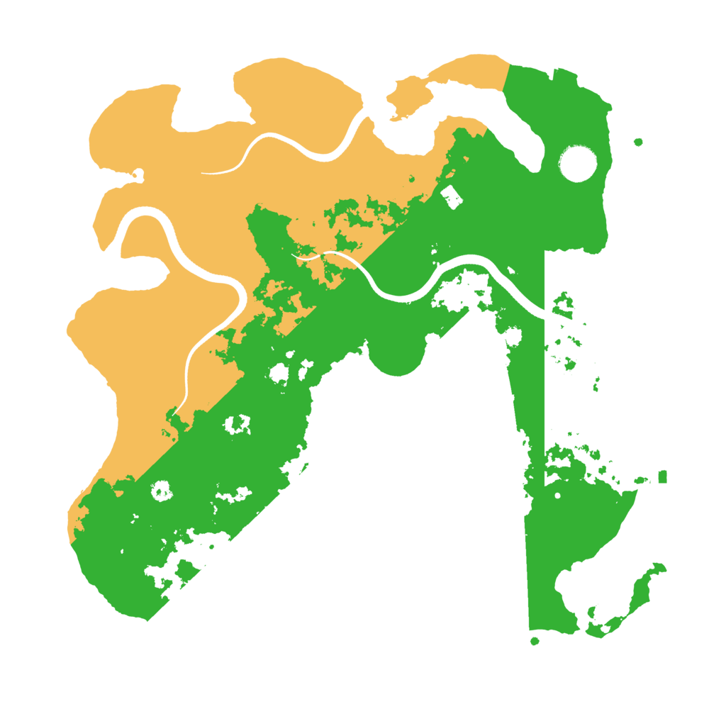 Biome Rust Map: Procedural Map, Size: 3500, Seed: 22815621