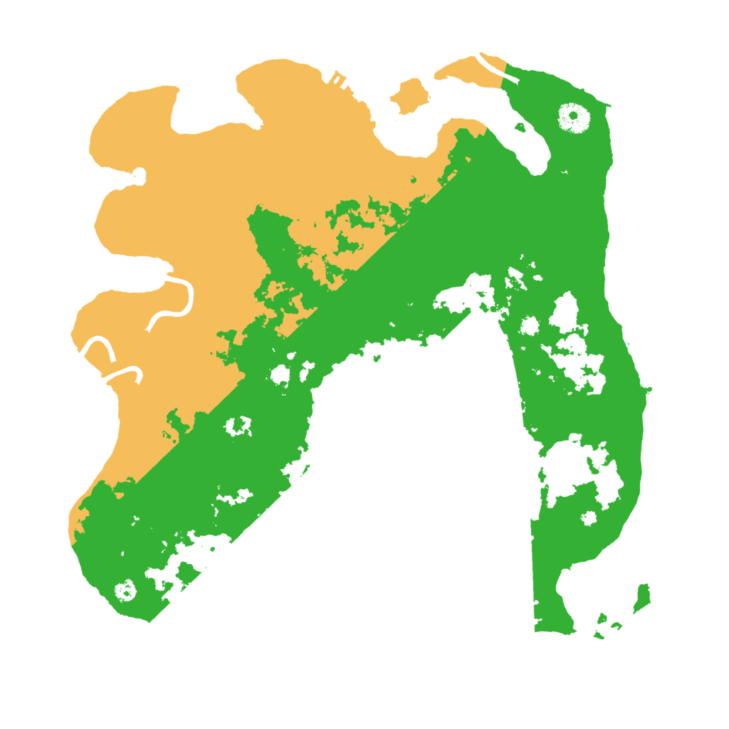 Biome Rust Map: Procedural Map, Size: 3500, Seed: 22815621