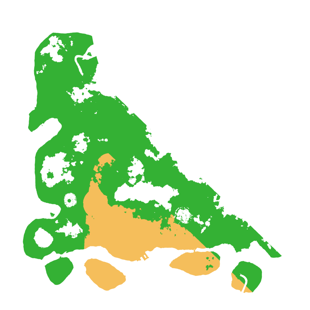 Biome Rust Map: Procedural Map, Size: 3500, Seed: 1780885279