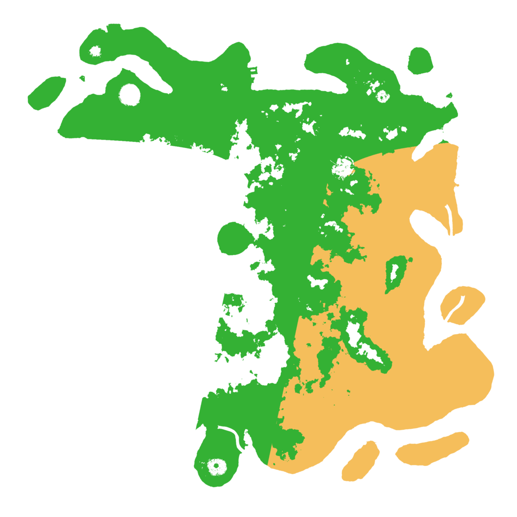 Biome Rust Map: Procedural Map, Size: 4300, Seed: 4567