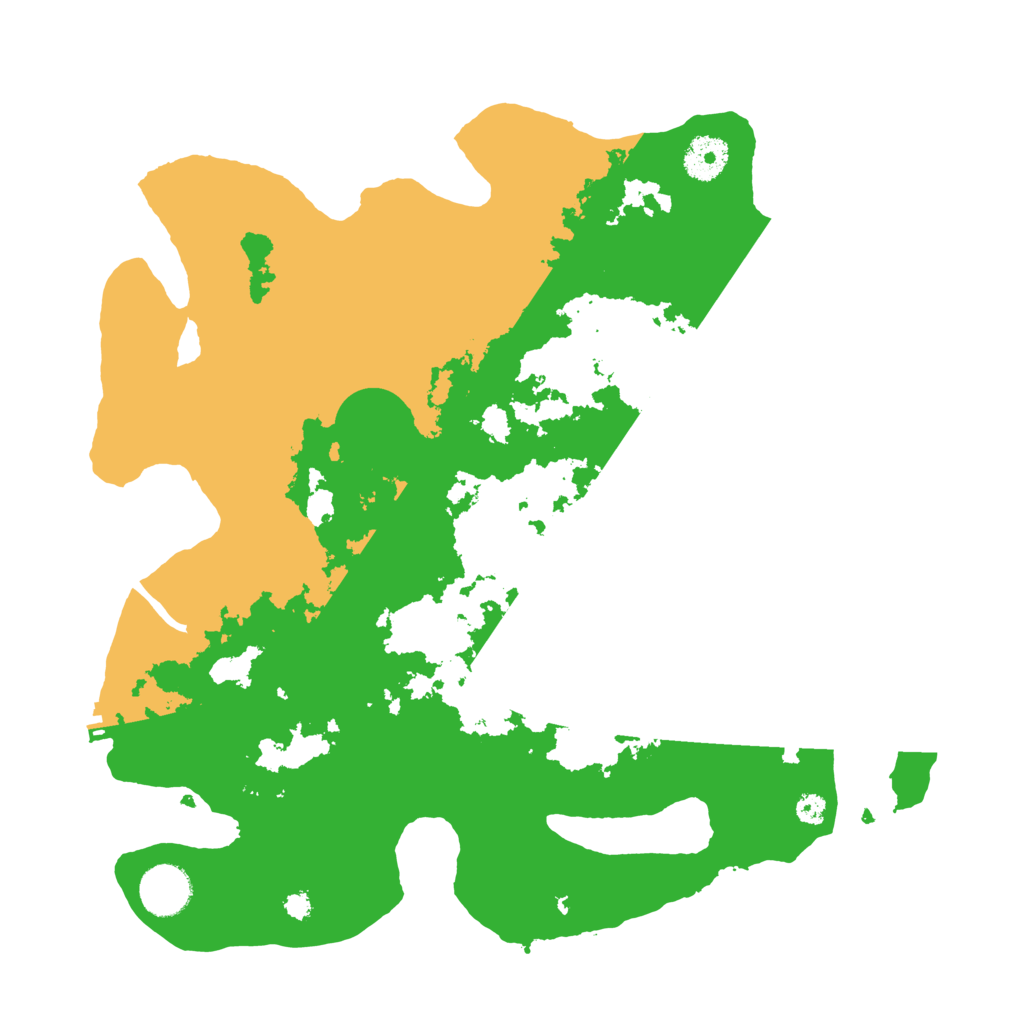 Biome Rust Map: Procedural Map, Size: 3500, Seed: 15682947