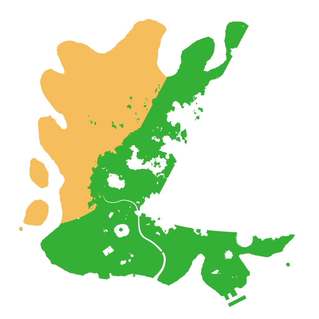 Biome Rust Map: Procedural Map, Size: 3400, Seed: 329410