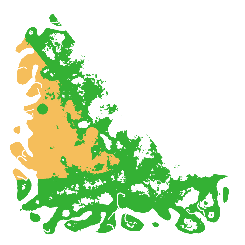 Biome Rust Map: Procedural Map, Size: 6000, Seed: 697626587