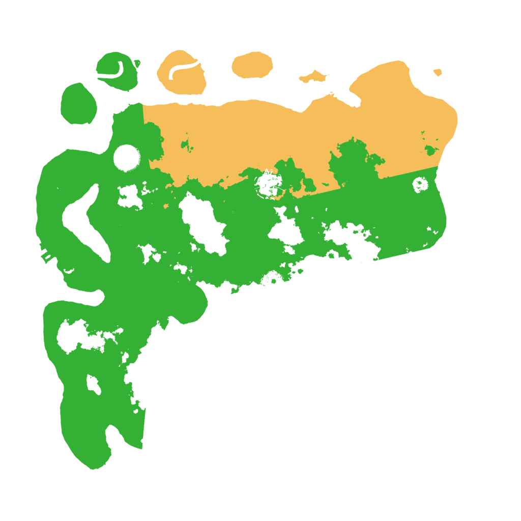 Biome Rust Map: Procedural Map, Size: 3500, Seed: 50460798