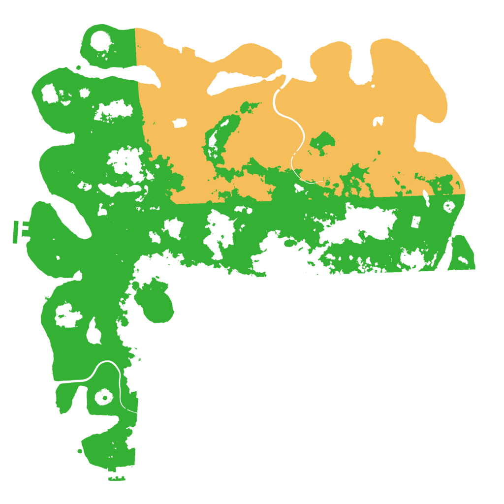 Biome Rust Map: Procedural Map, Size: 4500, Seed: 339850693