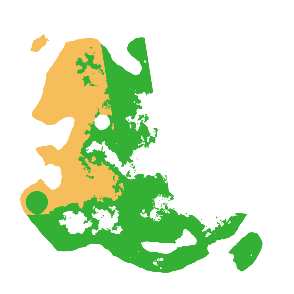 Biome Rust Map: Barren, Size: 3500, Seed: 694725550