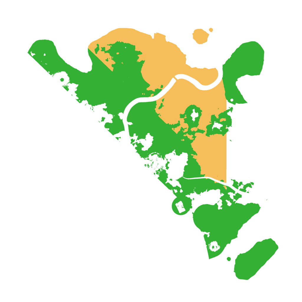 Biome Rust Map: Procedural Map, Size: 3000, Seed: 2052328600