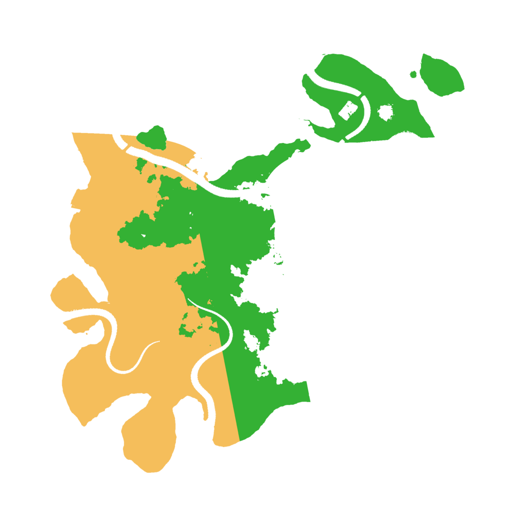 Biome Rust Map: Procedural Map, Size: 3000, Seed: 871193356