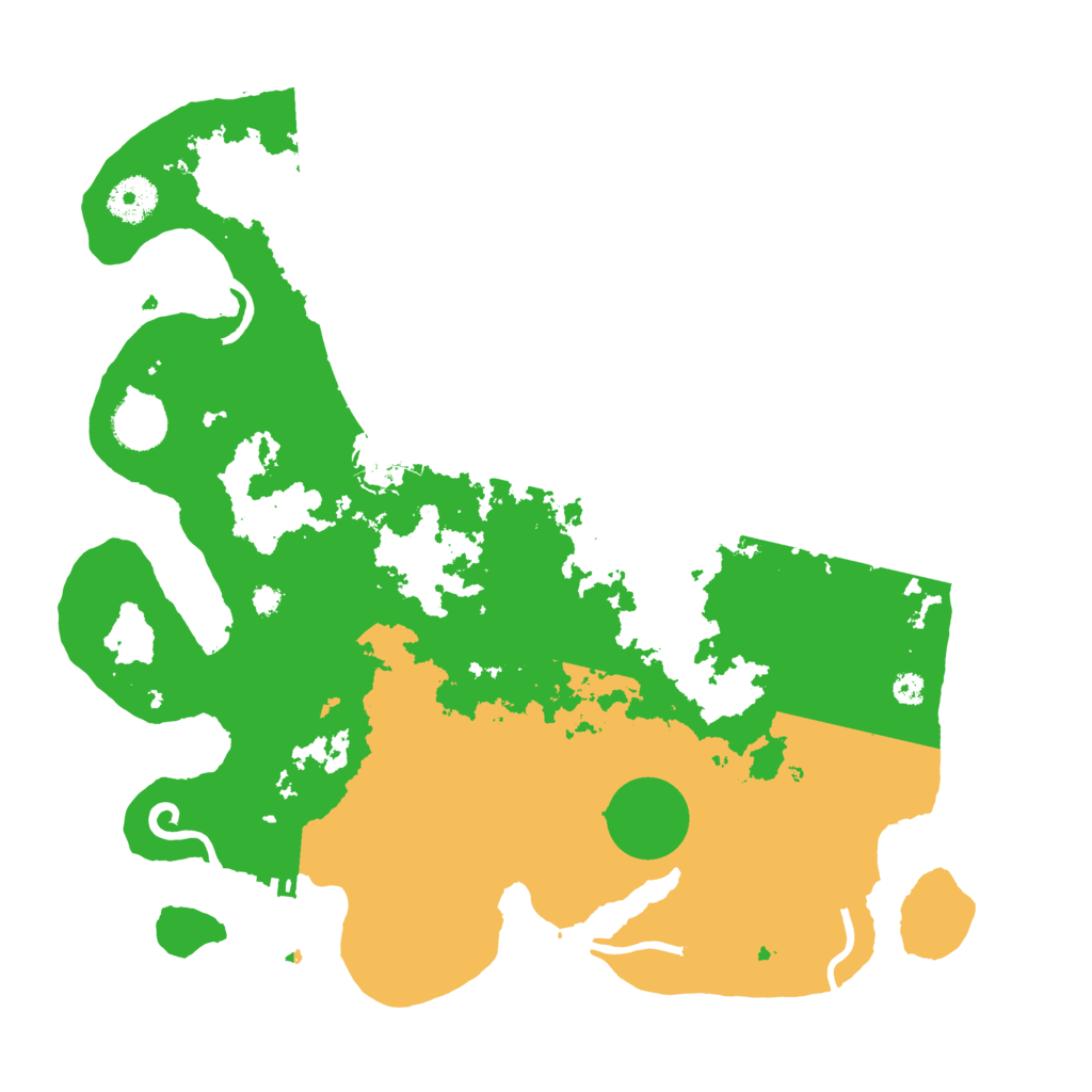 Biome Rust Map: Procedural Map, Size: 3500, Seed: 281370857
