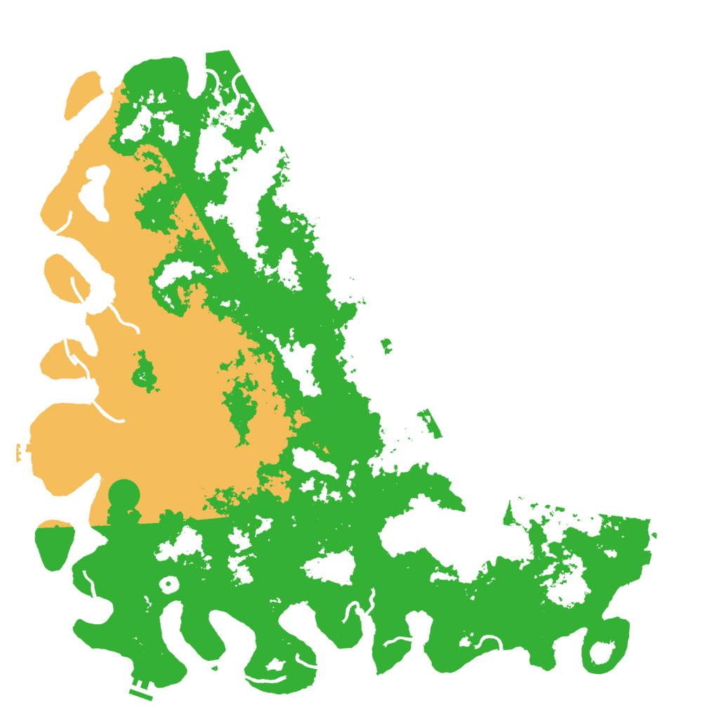 Biome Rust Map: Procedural Map, Size: 6000, Seed: 134614433