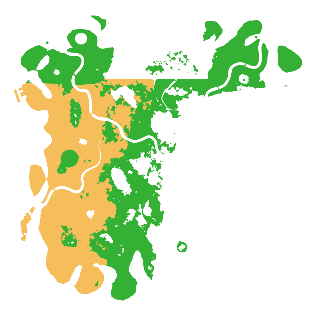 Biome Rust Map: Procedural Map, Size: 4800, Seed: 147891615