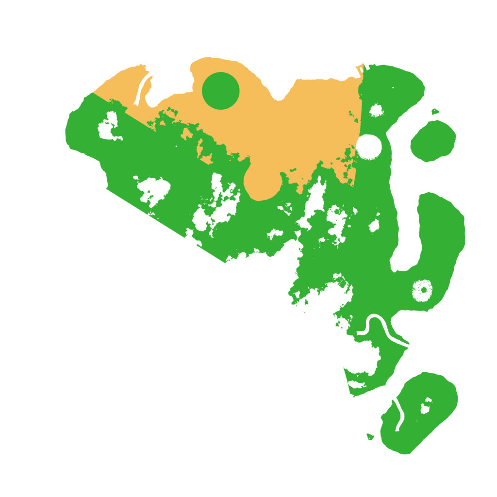 Biome Rust Map: Procedural Map, Size: 3500, Seed: 31132413