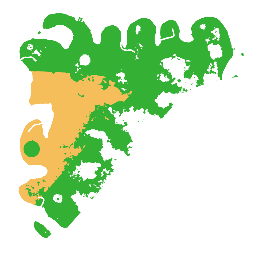 Biome Rust Map: Procedural Map, Size: 4300, Seed: 82585258