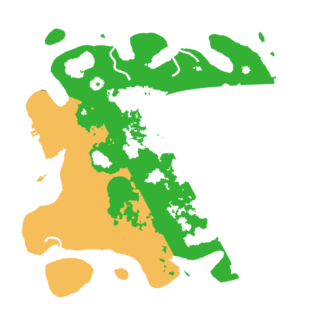 Biome Rust Map: Procedural Map, Size: 3500, Seed: 79684963