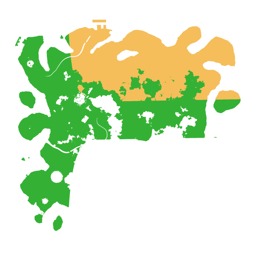 Biome Rust Map: Procedural Map, Size: 3750, Seed: 5595595