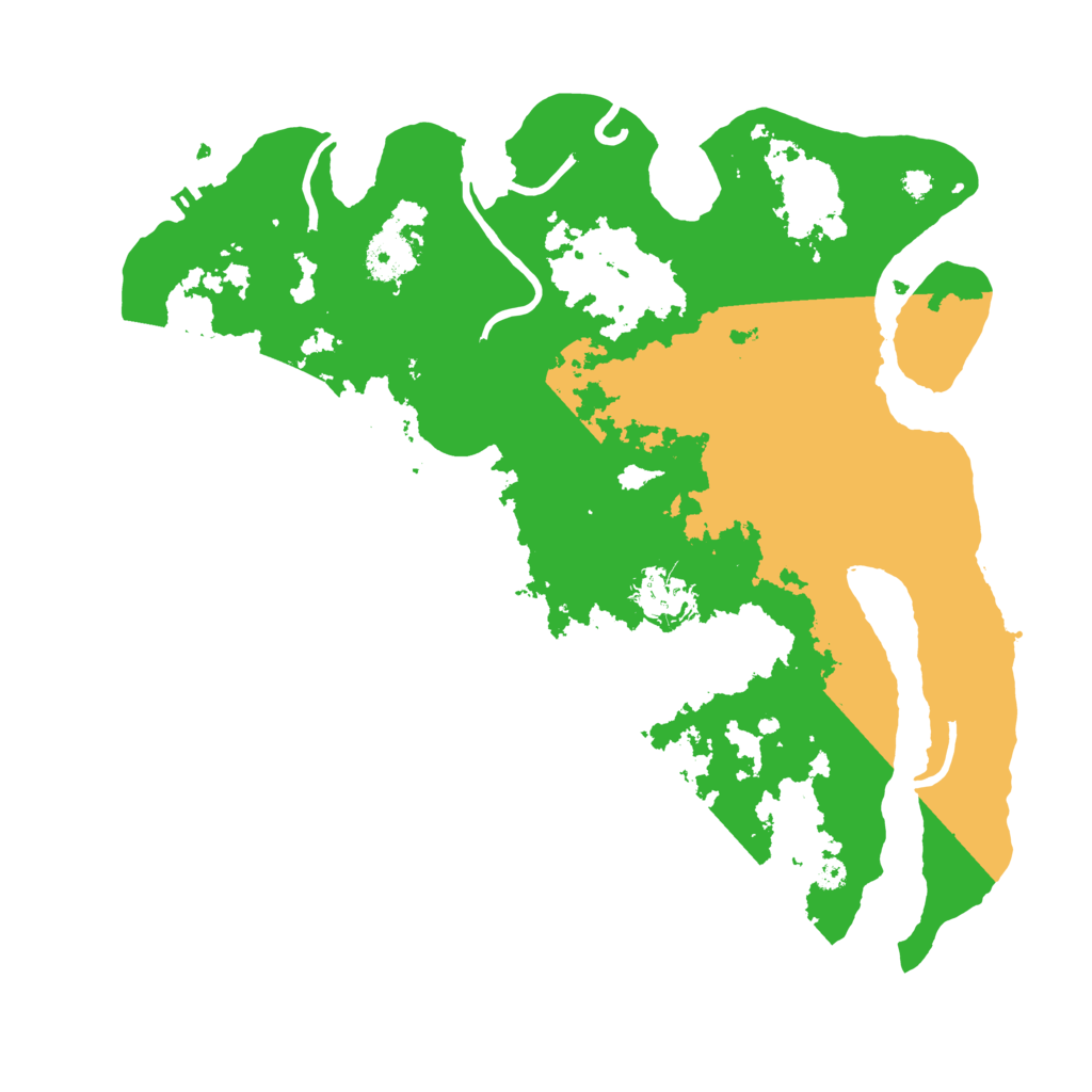 Biome Rust Map: Procedural Map, Size: 3500, Seed: 39724361