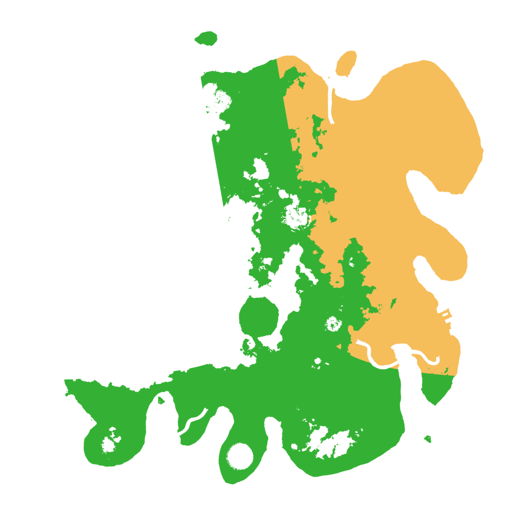 Biome Rust Map: Procedural Map, Size: 3500, Seed: 6361672