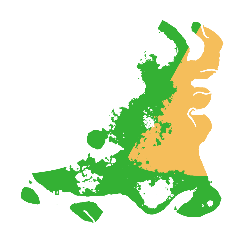 Biome Rust Map: Procedural Map, Size: 3500, Seed: 70650206