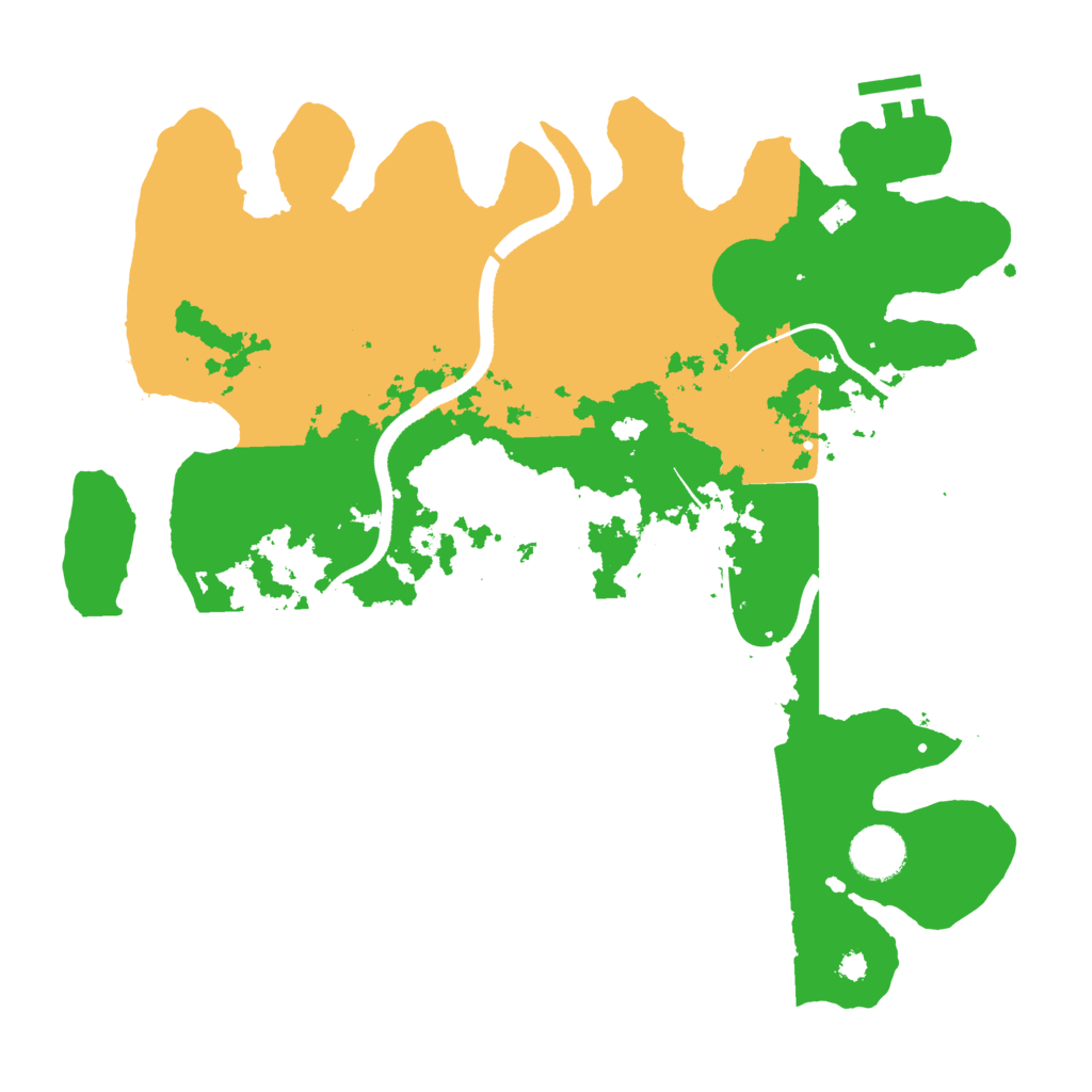 Biome Rust Map: Procedural Map, Size: 3500, Seed: 7178735
