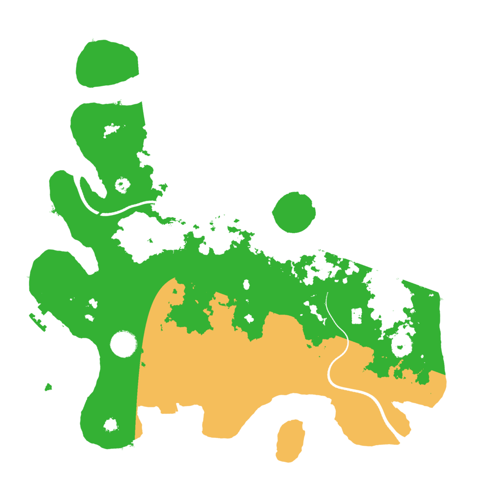 Biome Rust Map: Procedural Map, Size: 3400, Seed: 860438