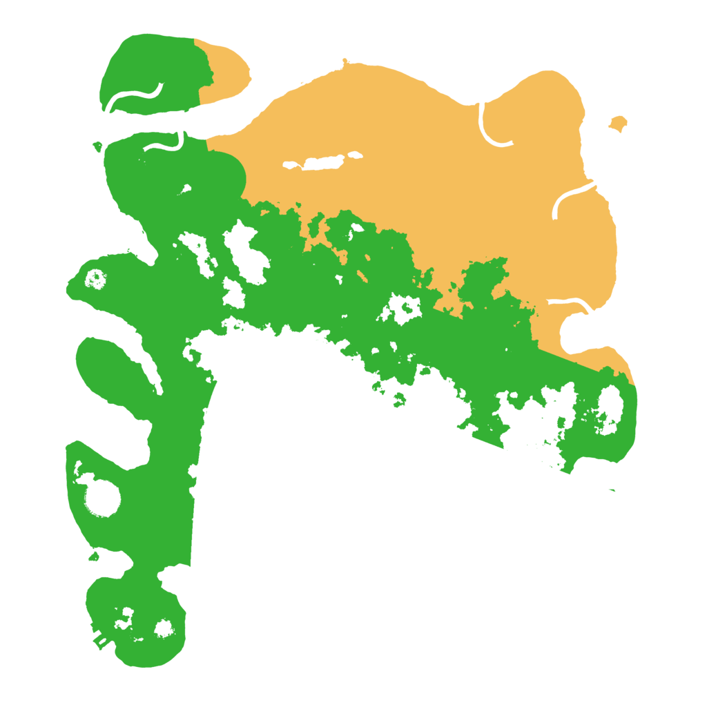 Biome Rust Map: Procedural Map, Size: 3500, Seed: 1045707011