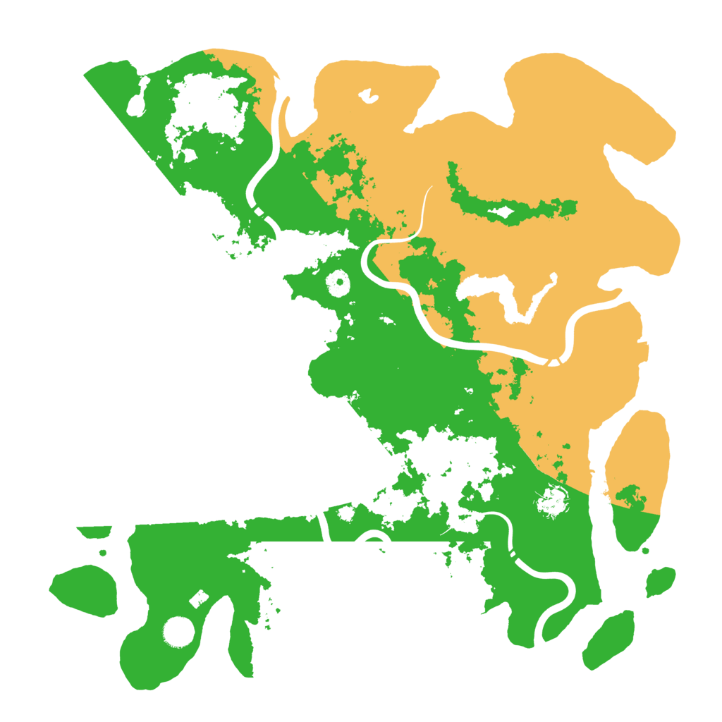 Biome Rust Map: Procedural Map, Size: 4250, Seed: 24122022