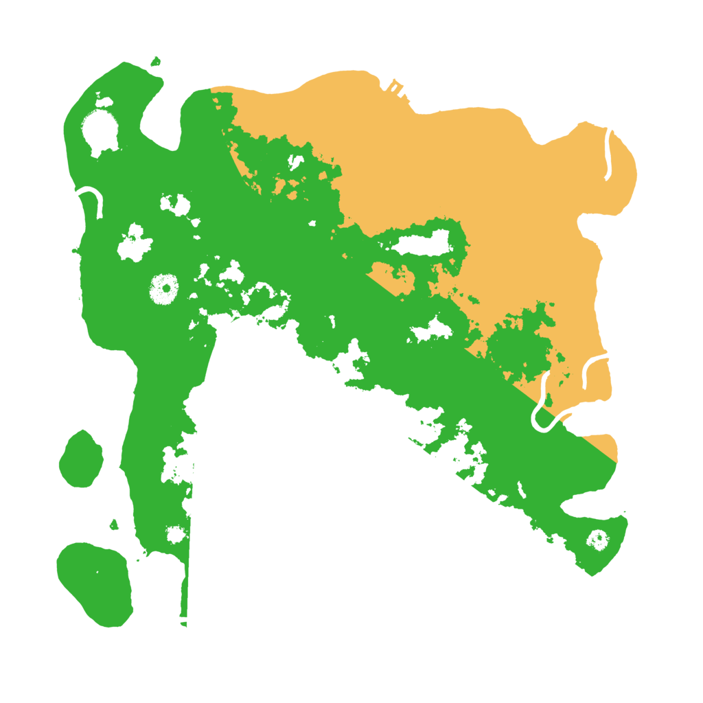 Biome Rust Map: Procedural Map, Size: 3500, Seed: 474626363
