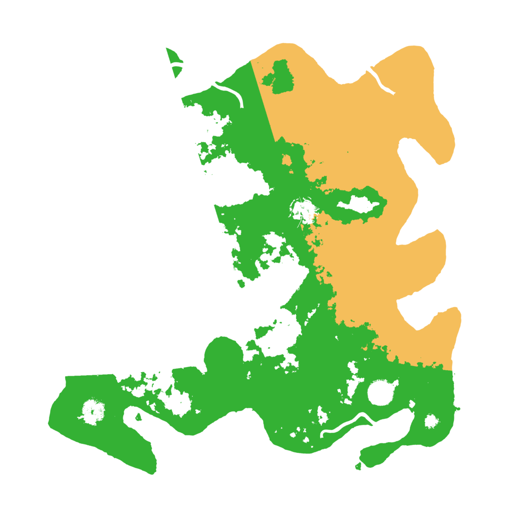 Biome Rust Map: Procedural Map, Size: 3500, Seed: 32682