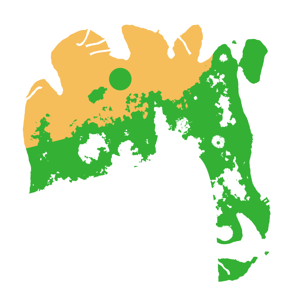 Biome Rust Map: Procedural Map, Size: 3500, Seed: 2644649