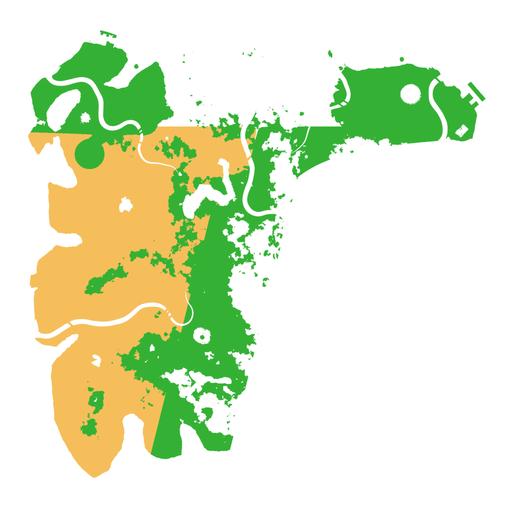 Biome Rust Map: Procedural Map, Size: 4500, Seed: 1184386267