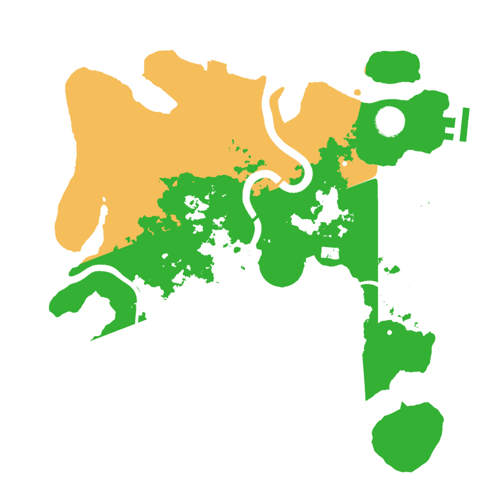 Biome Rust Map: Procedural Map, Size: 3000, Seed: 472008