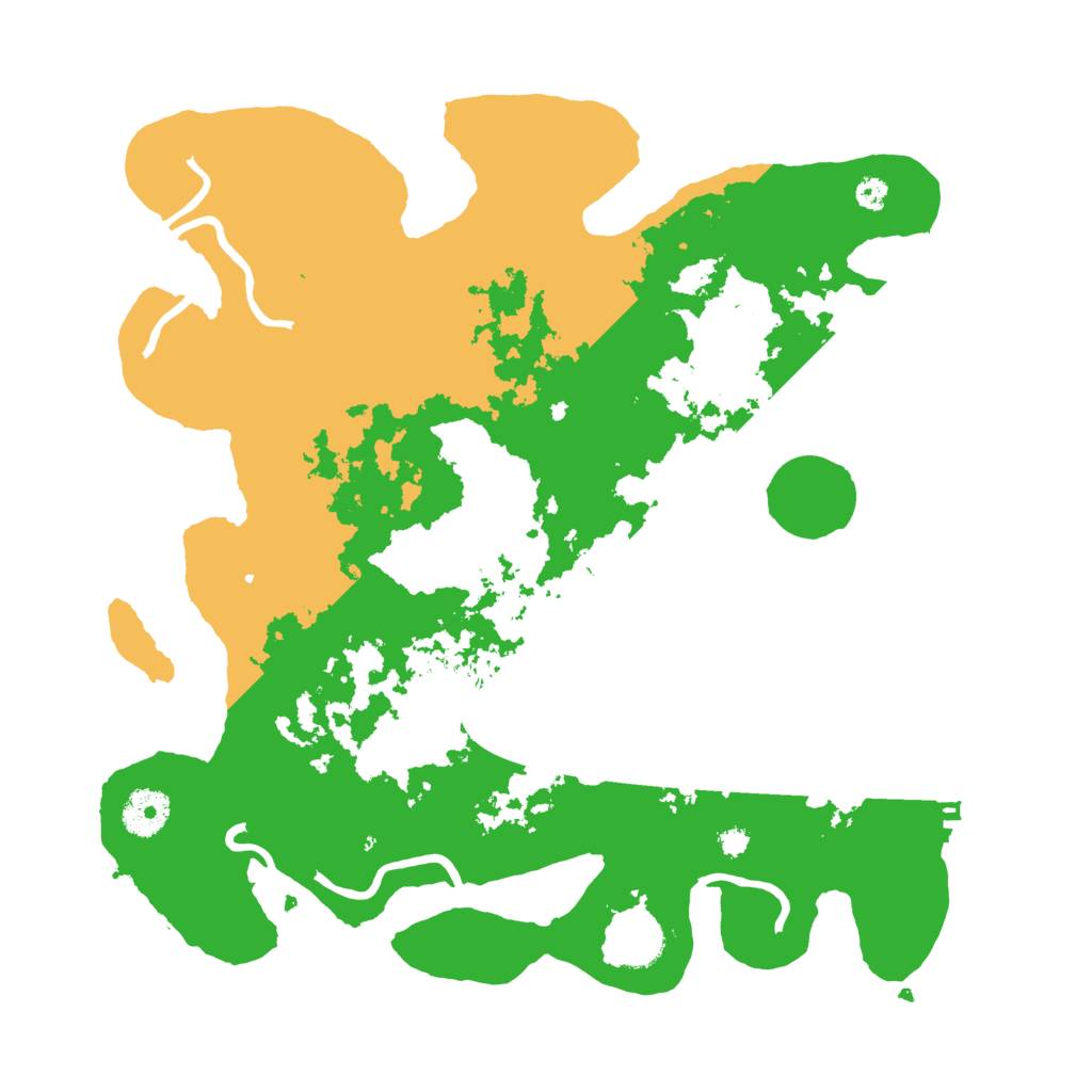 Biome Rust Map: Procedural Map, Size: 3500, Seed: 23332716