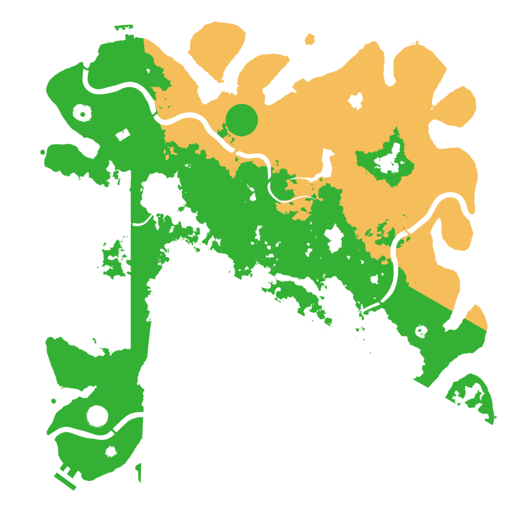 Biome Rust Map: Procedural Map, Size: 4300, Seed: 706769123