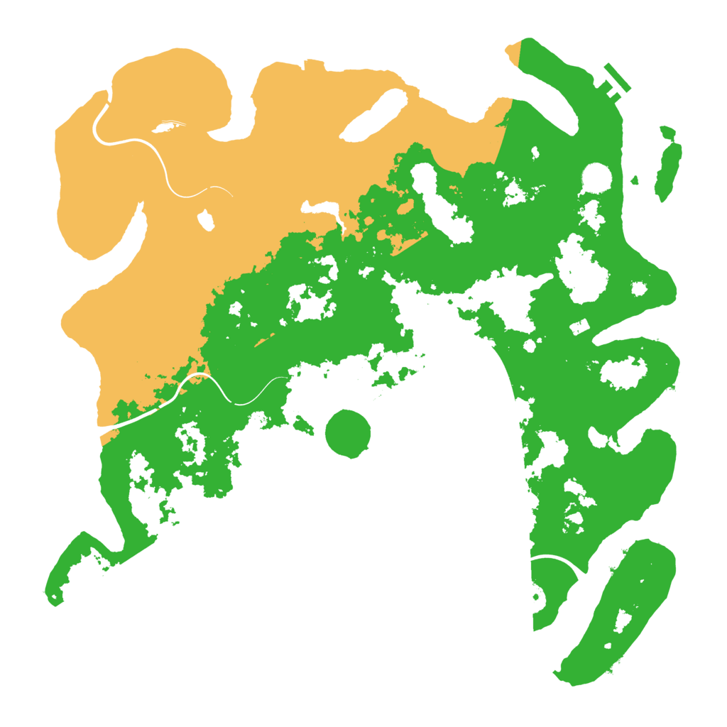 Biome Rust Map: Procedural Map, Size: 4250, Seed: 102159