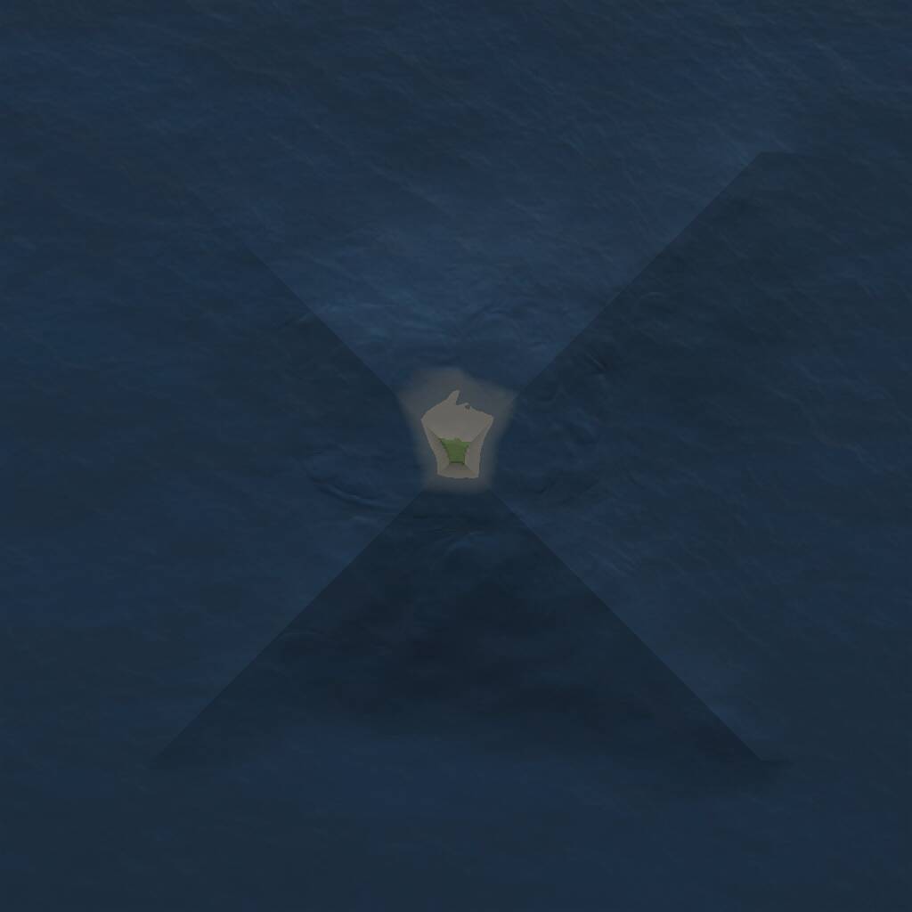 Rust Map: Procedural Map, Size: 1000, Seed: 1451207601, 1 Monuments